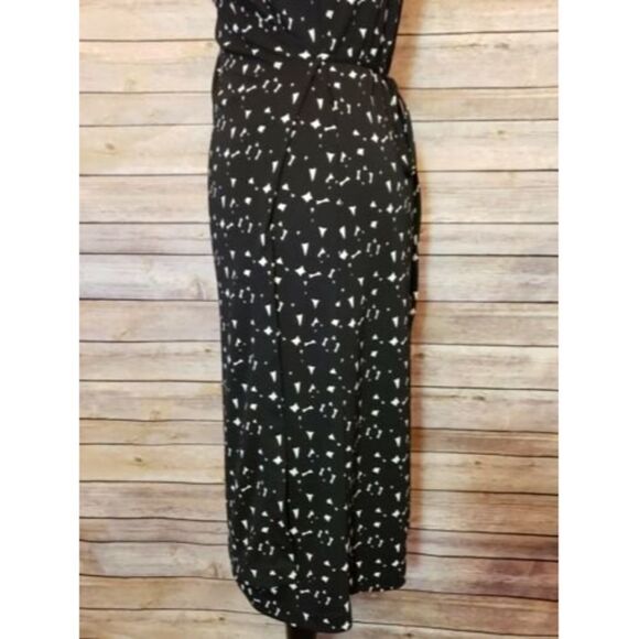 KENNETH COLE New York Black Sleeveless Knee Length Wrap Dress Small - Picture 9 of 9